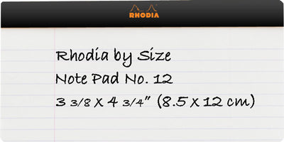 Rhodia Pad No. 12 (3.4 x 4.75")