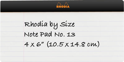 Rhodia Pad No. 13 (4 x 6")