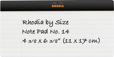 Rhodia Pad No. 14 (4.4 x 6.4")