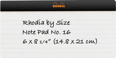 Rhodia Pad No. 16 (6 x 8.25")
