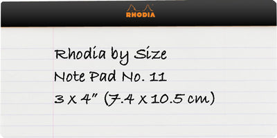 Rhodia Pad No. 11 (3 x 4")