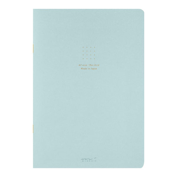 Midori Soft Color A5 Dot Grid Notebook with Colored Paper