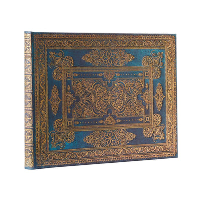 Paperblanks Luxe Design, Blue Luxe 9 x 7 Inch Guest Book