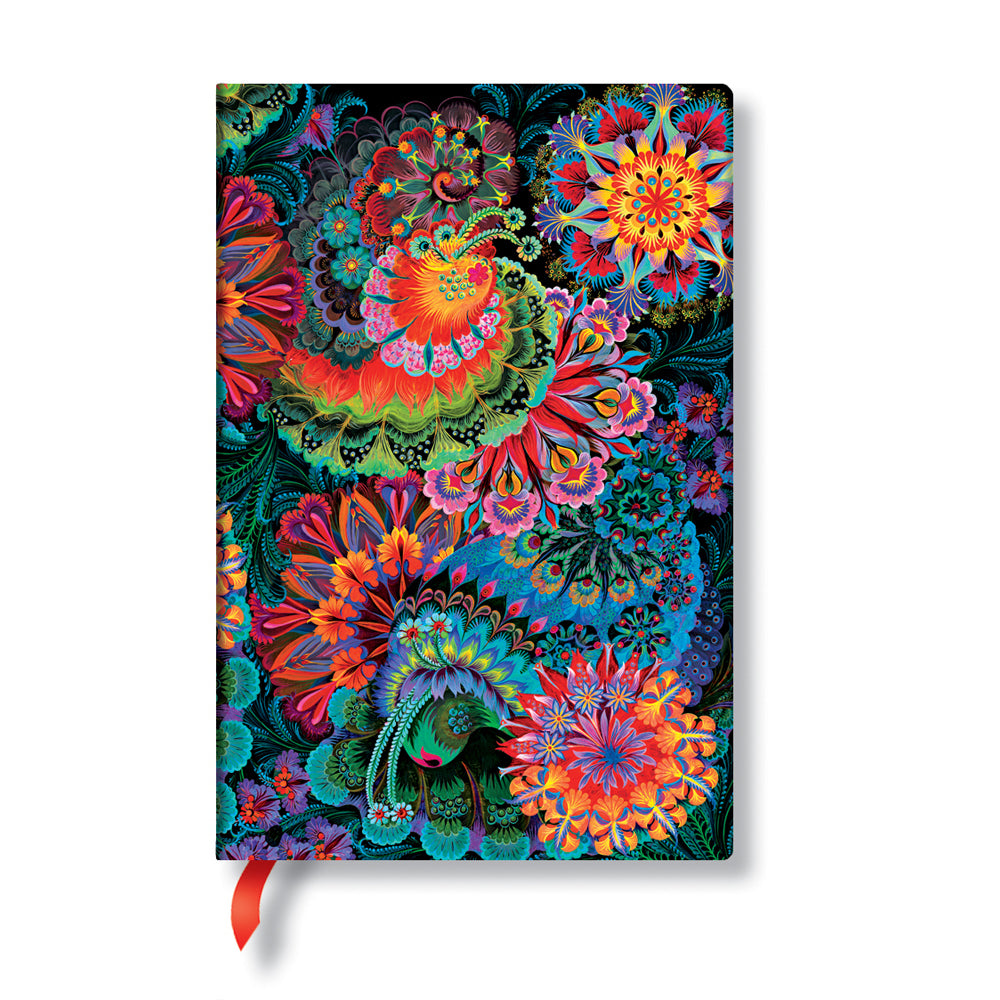 Paperblanks Flexis Olena’s Garden, Moonlight Mini 3.75 x 5.5 Journal