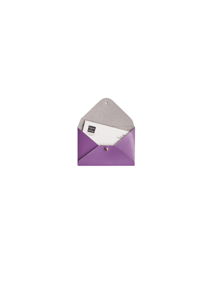 Paperthinks Recycled Leather Mini Folder Violet