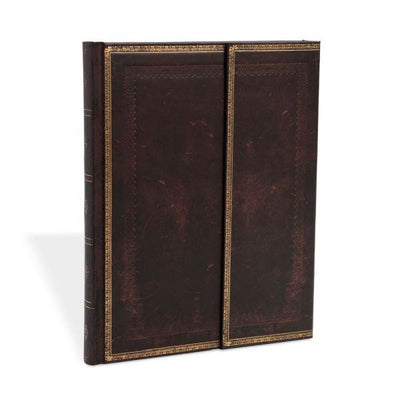 Paperblanks Old Leather Black Moroccan Ultra 7 x 9 Inch Journal