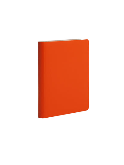 Paperthinks Recycled Leather Pocket Notebook Tangerine Orange