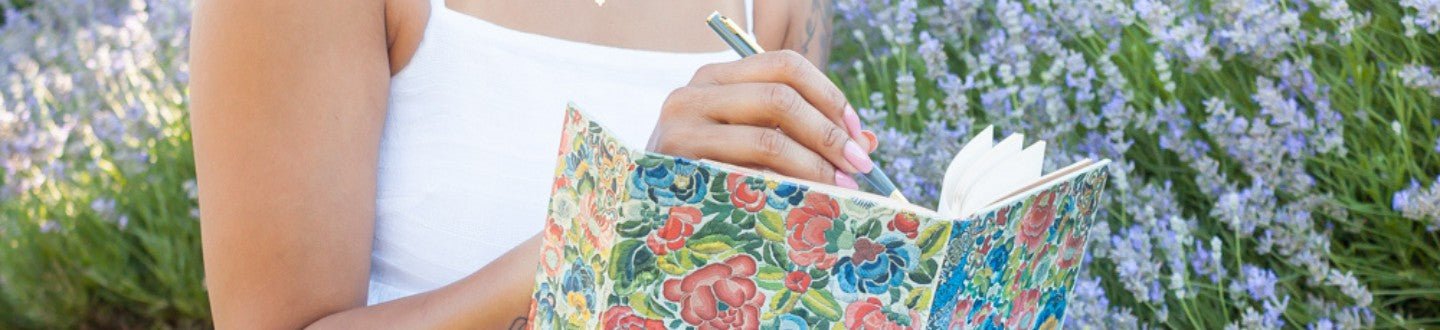Spring Notebook Sample Woman Spring & Easter Notebooks and Writers Gifts in Florals & Pastel Colors ...