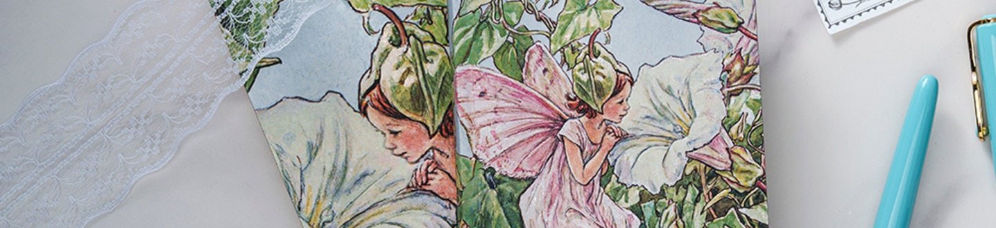 Paperblanks Bindweed Fairy Collection – Inspired by Cicely Mary Barker - lovenotebooks.com