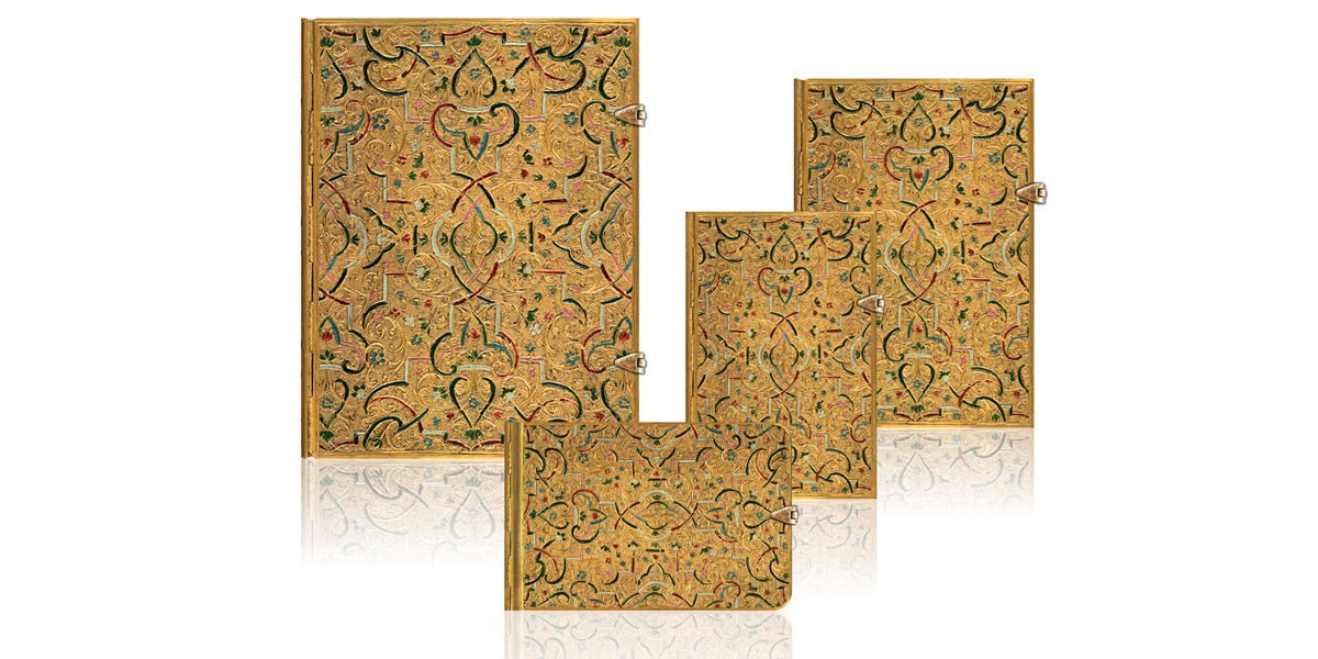 Paperblanks Gold Inlay - lovenotebooks.com