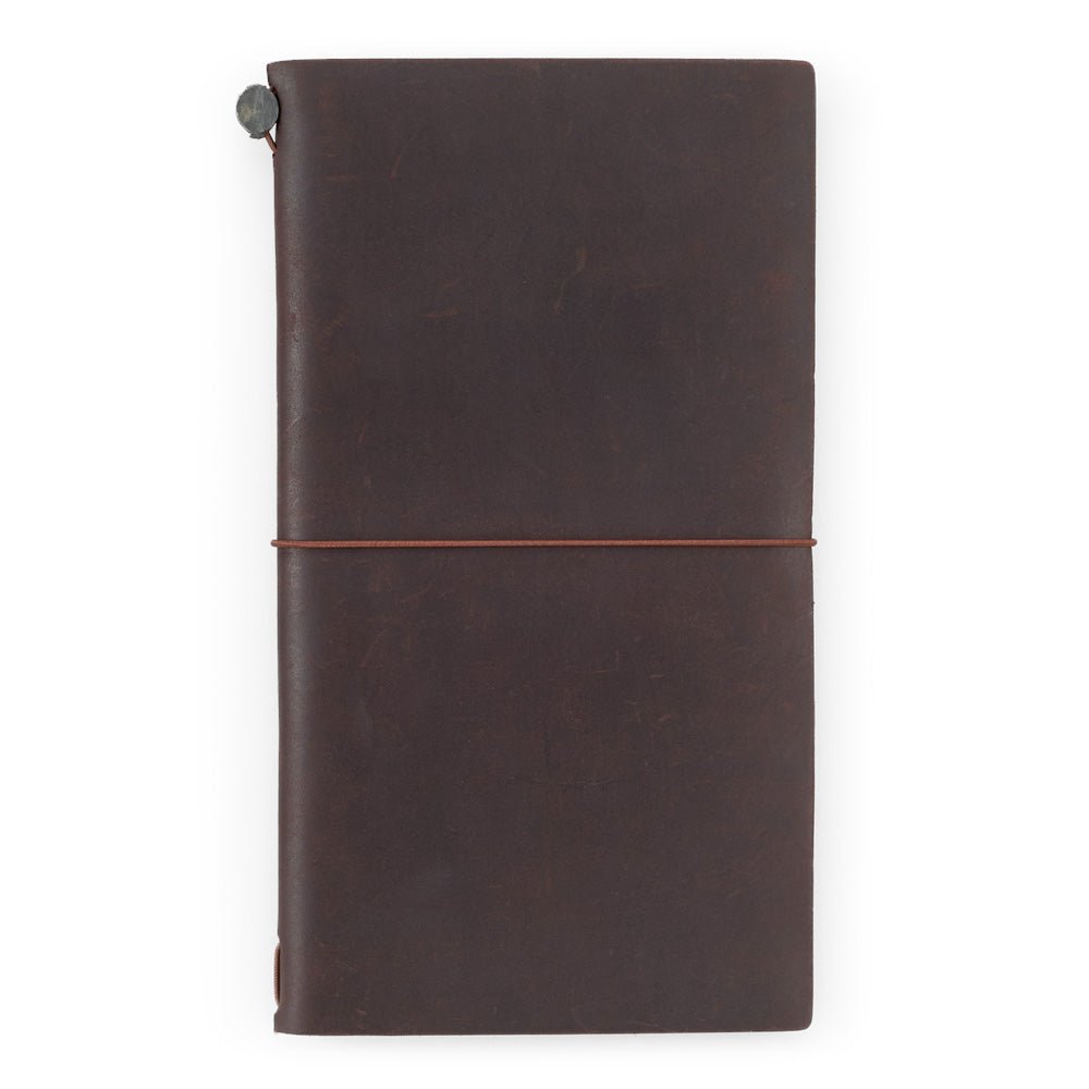 TRAVELERS COMPANY TRAVELER'S notebook Regular Size Leather Refillable Notebook