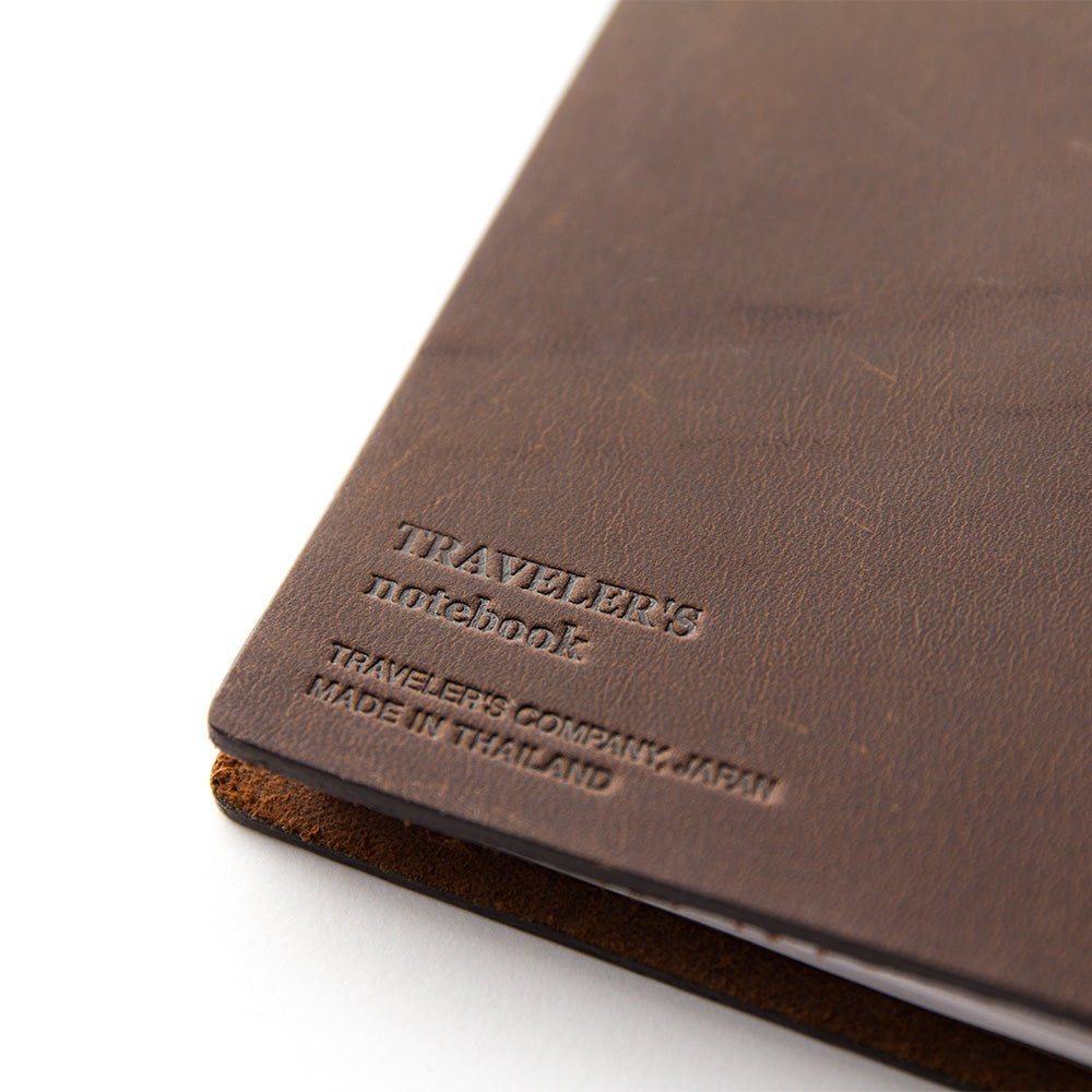TRAVELERS COMPANY TRAVELER'S notebook Regular Size Leather Refillable Notebook
