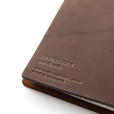 TRAVELERS COMPANY TRAVELER'S notebook Regular Size Leather Refillable Notebook