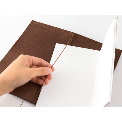 TRAVELERS COMPANY TRAVELER'S notebook Regular Size Leather Refillable Notebook