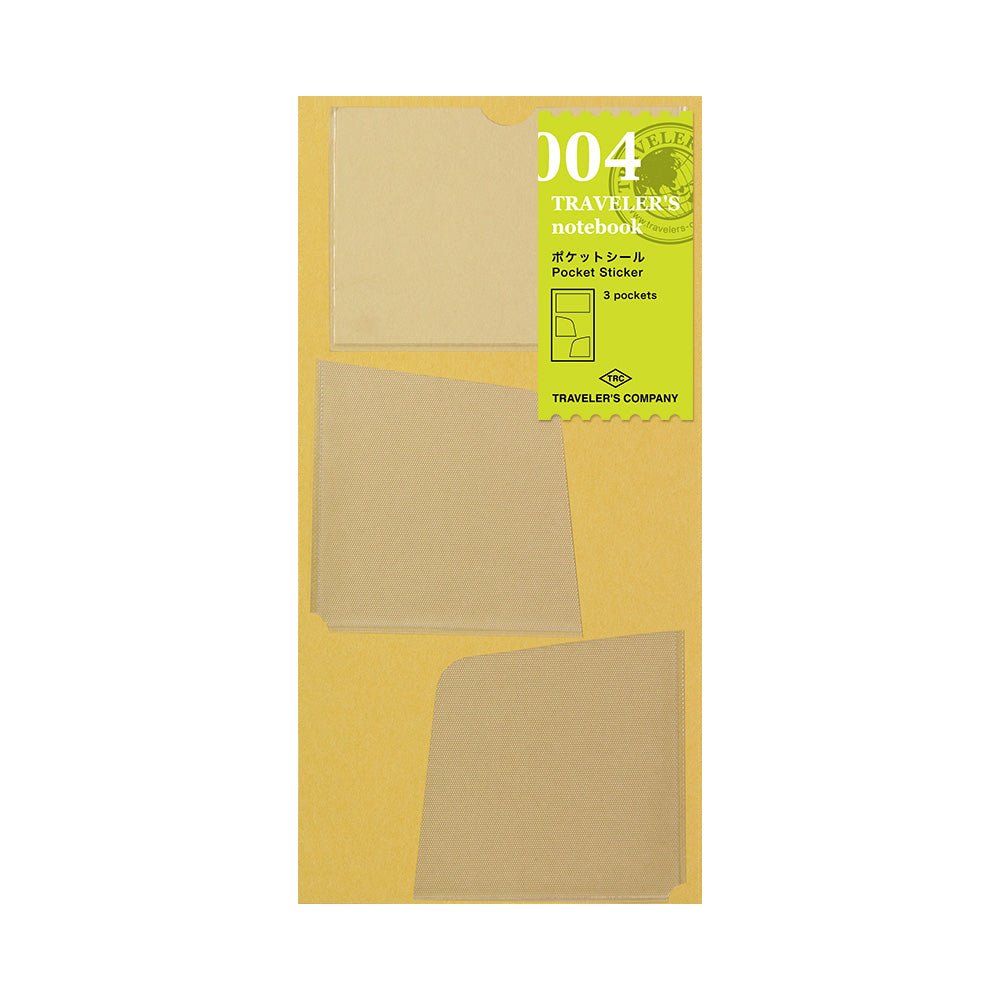 TRAVELER'S notebook Refill 004 Regular Size Pocket Stickers