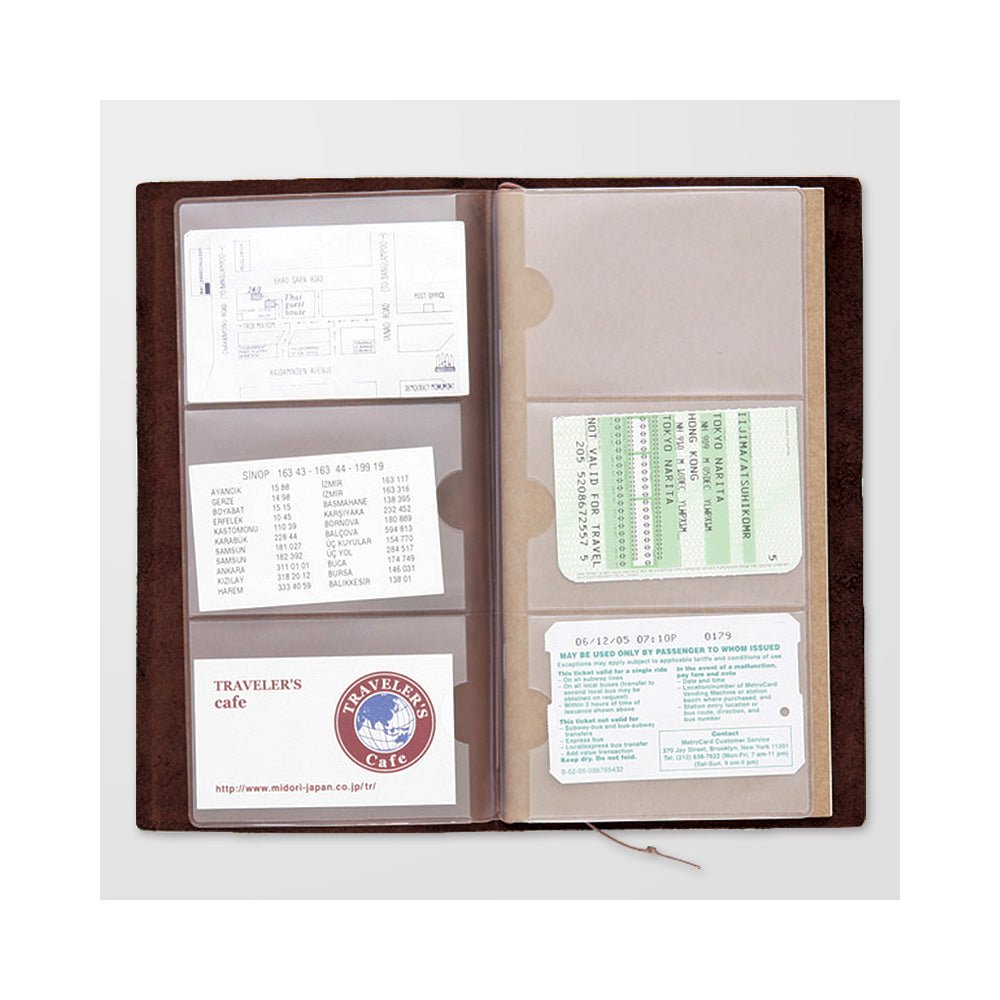 TRAVELER'S notebook Refill 007 Regular Size Business Card Insert