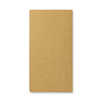 TRAVELER'S notebook Refill 020 Regular  Size Kraft Paper Pocket Folder