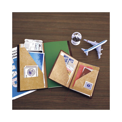 TRAVELER'S notebook Refill 020 Regular  Size Kraft Paper Pocket Folder