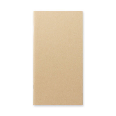 TRAVELER'S notebook Refill 014 Regular Size Blank Kraft Paper