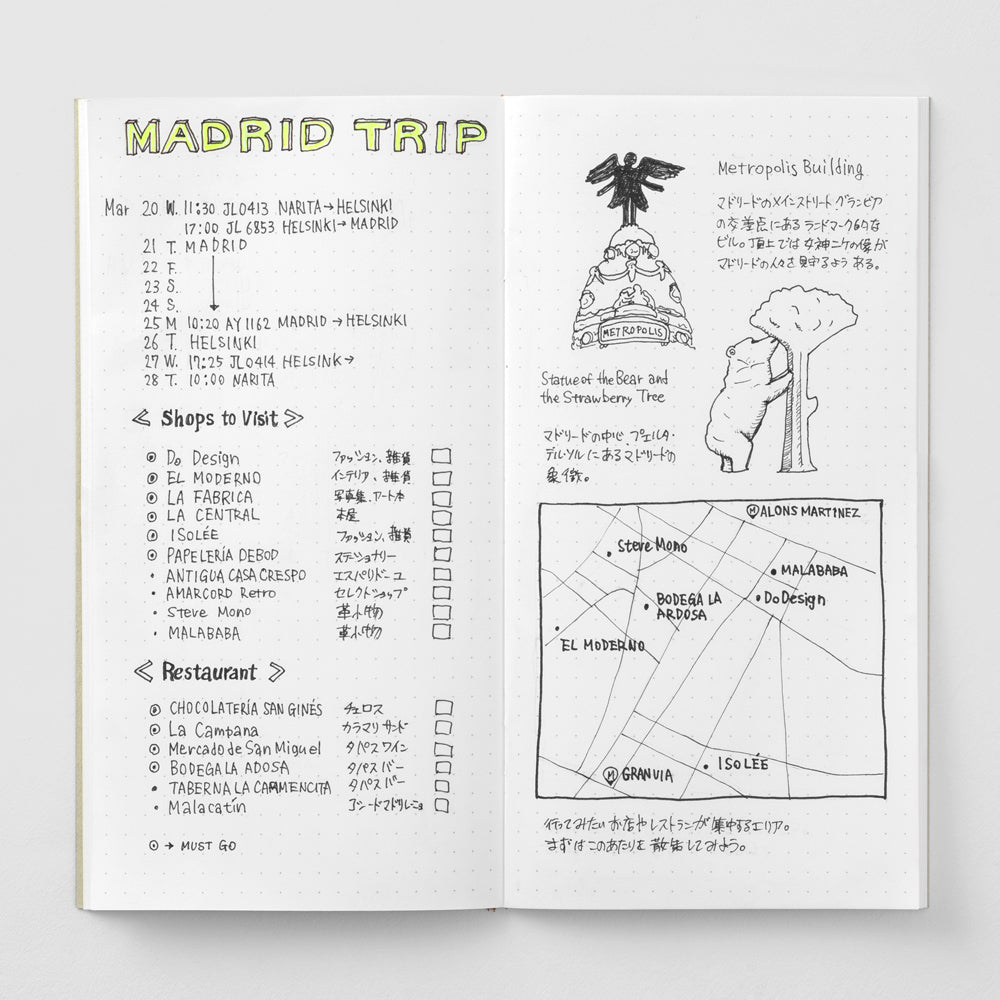 TRAVELER'S notebook Refill 026 Dot Grid Paper