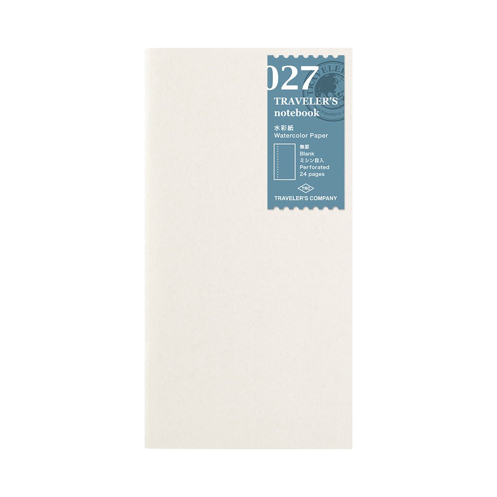 TRAVELER'S notebook Regular-size Refill 027 Watercolor Paper