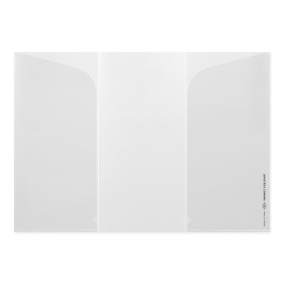 TRAVELER'S notebookRegular Size Refill 029 Three-fold Clear File
