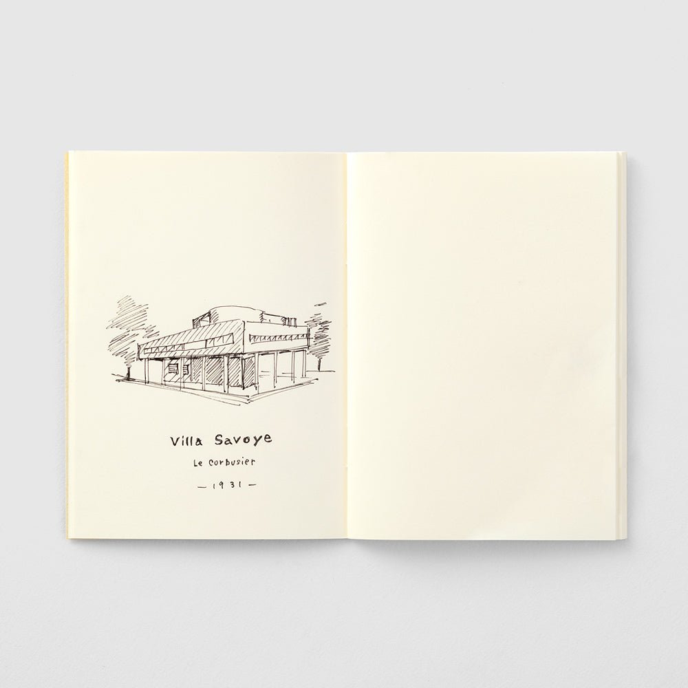 TRAVELER'S notebook Passport Size Refill 013 Blank MD Paper Cream