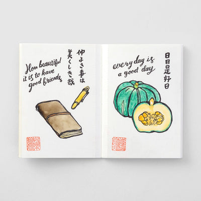 TRAVELER'S notebook Passport Size Refill 015 Watercolor Paper