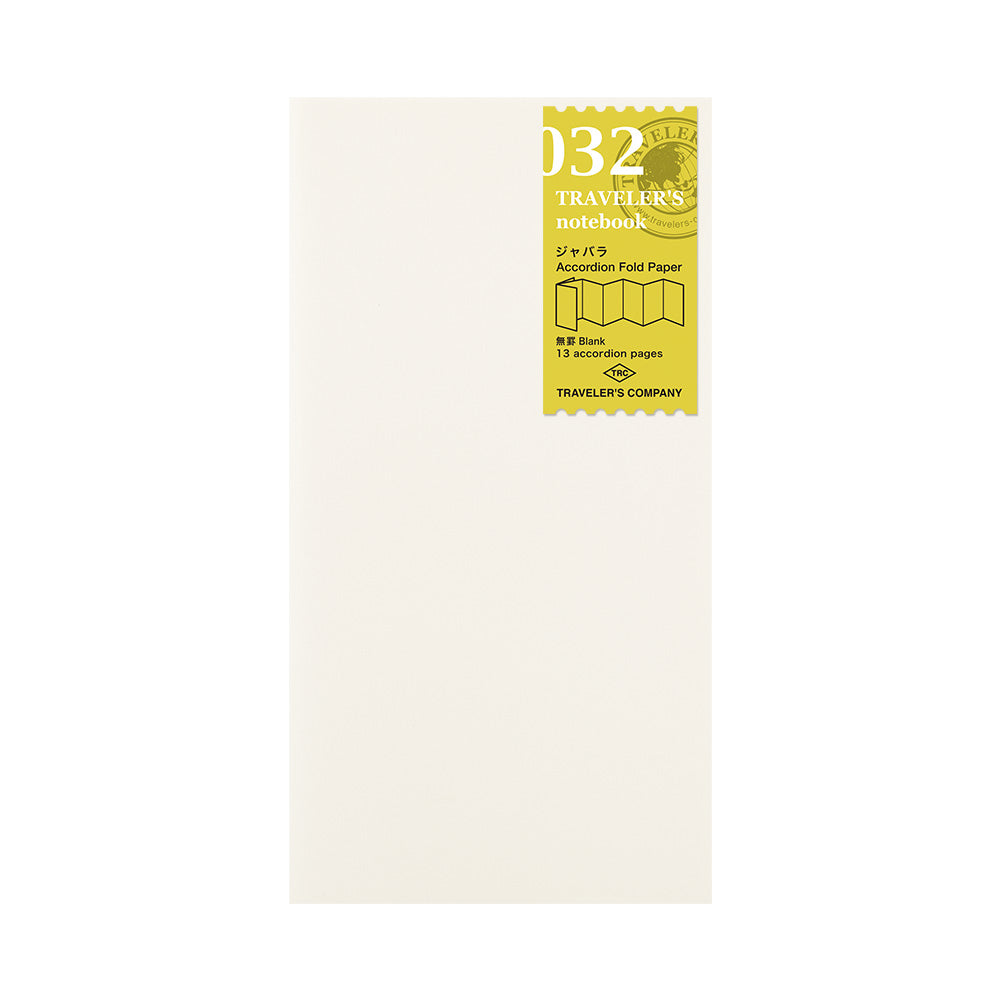 TRAVELER'S notebook Regular-size Refill 032 Accordian Fold Paper