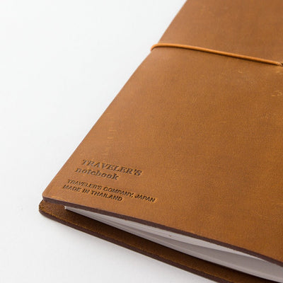 TRAVELERS COMPANY TRAVELER'S notebook Regular Size Leather Refillable Notebook