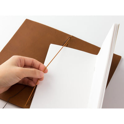 TRAVELERS COMPANY TRAVELER'S notebook Regular Size Leather Refillable Notebook