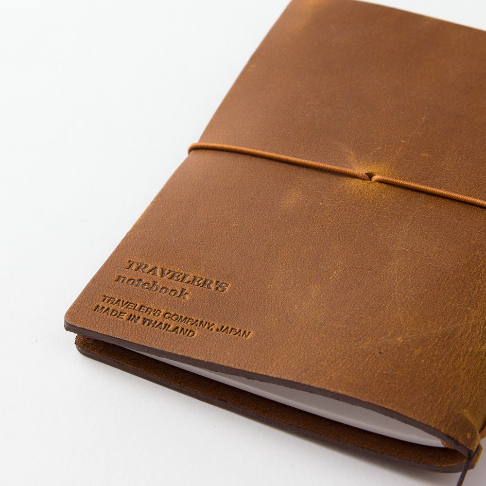 TRAVELER'S Notebook Passport Size Refillable Leather Cover five Colors