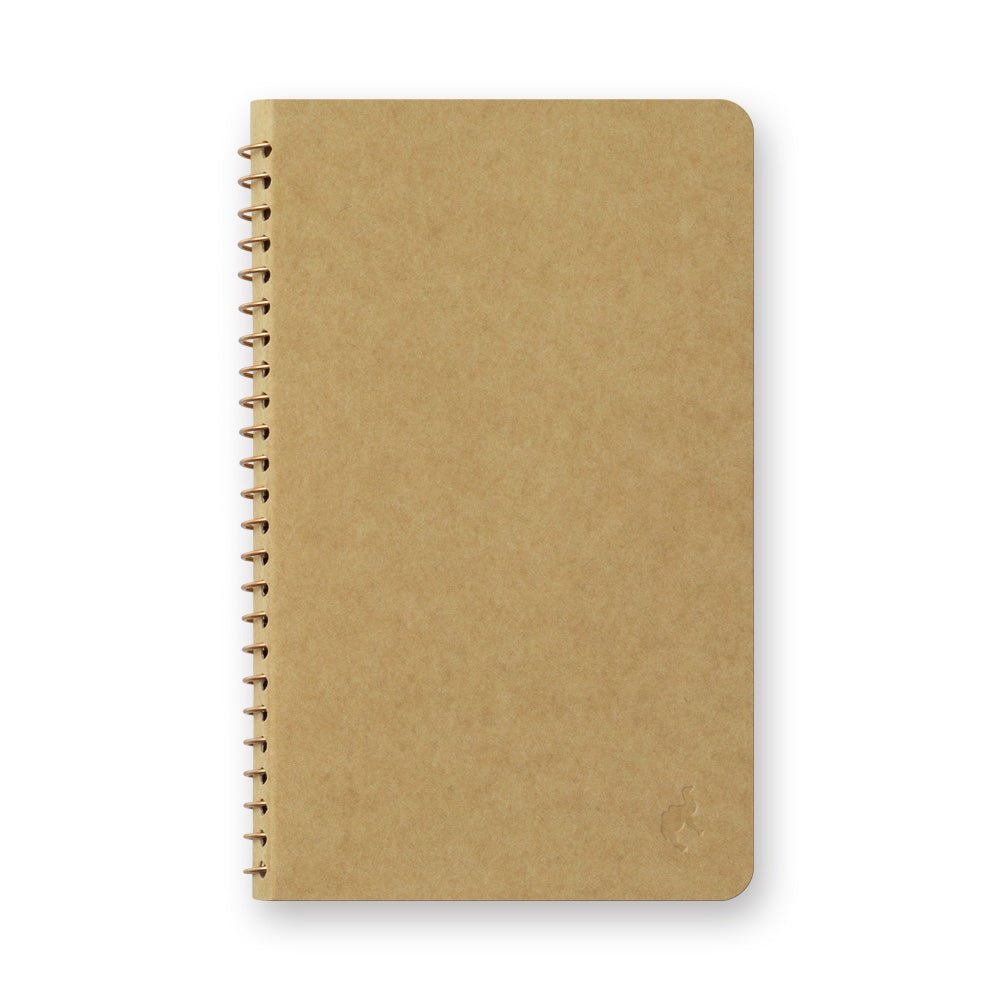 TRAVELER'S COMPANY SPIRAL RING NOTEBOOK A6 Slim DW Kraft Paper Pages