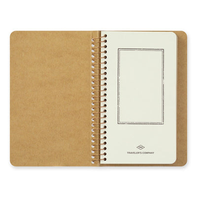 TRAVELER'S COMPANY SPIRAL RING NOTEBOOK A6 Slim DW Kraft Paper Pages