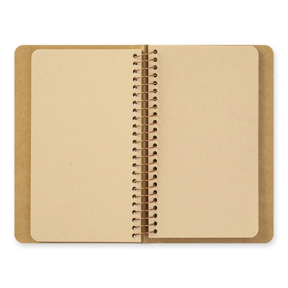TRAVELER'S COMPANY SPIRAL RING NOTEBOOK A6 Slim DW Kraft Paper Pages