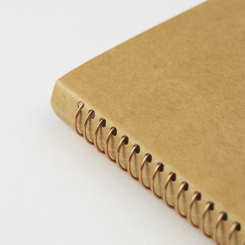 TRAVELER'S COMPANY SPIRAL RING NOTEBOOK A6 Slim DW Kraft Paper Pages