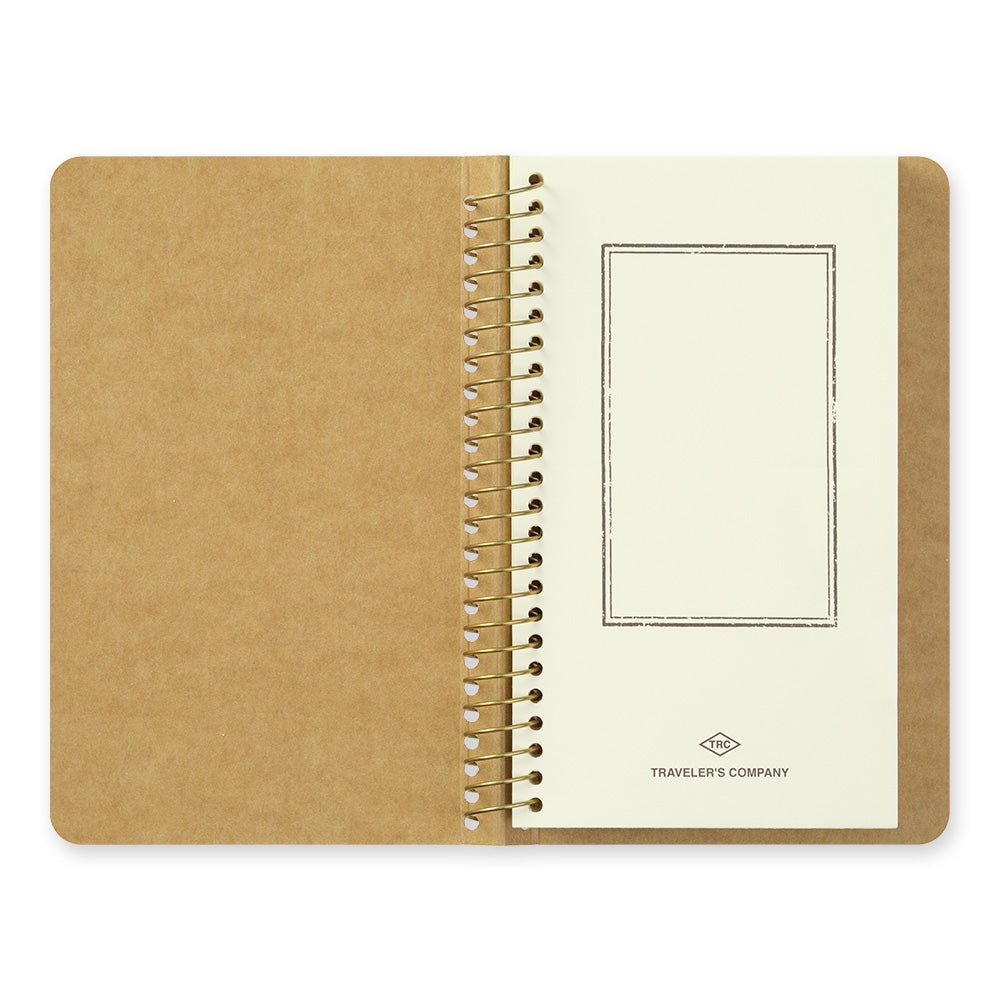 TRAVELER'S COMPANY SPIRAL RING NOTEBOOK A6 Slim Paper Pocket Pages