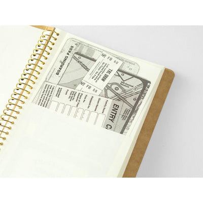 TRAVELER'S COMPANY SPIRAL RING NOTEBOOK A5 Slim Paper Pocket