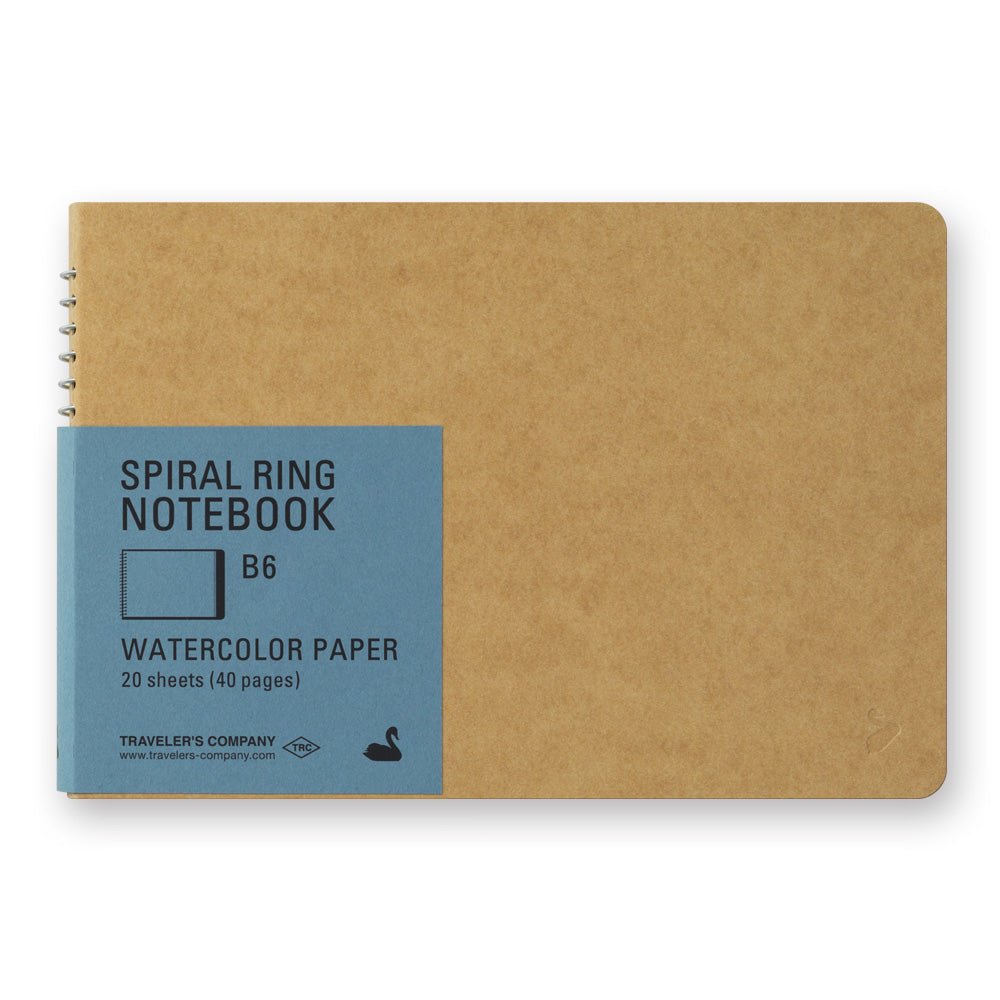 TRAVELER'S COMPANY SPIRAL RING NOTEBOOK B6 Watercolor Paper