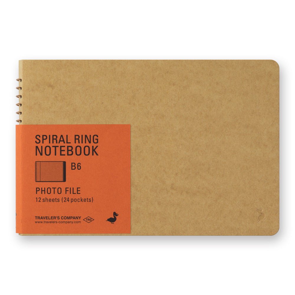 TRAVELER'S COMPANY SPIRAL RING NOTEBOOK B6 Photo File