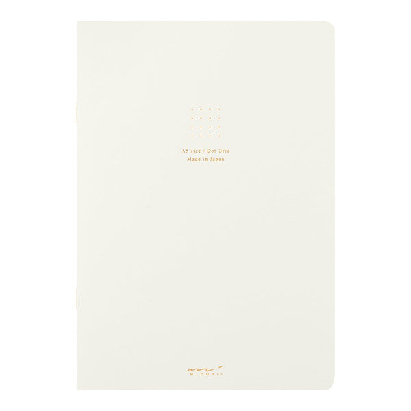 Midori Soft Color A5 Dot Grid Notebook with Colored Paper