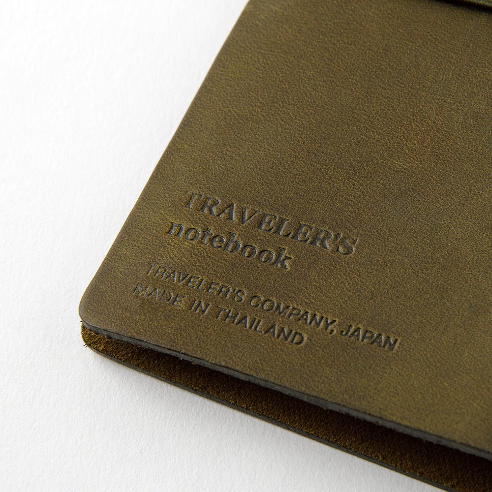 TRAVELER'S Notebook Passport Size Refillable Leather Cover five Colors