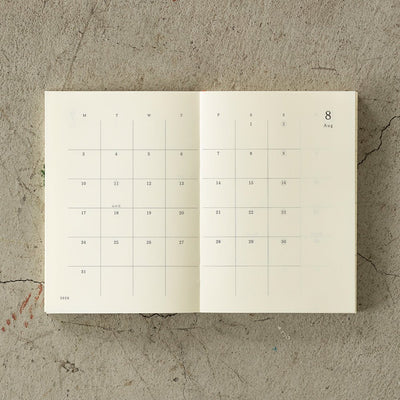 MD Notebook Diary A6 Monthly-Weekly 2026 Planner