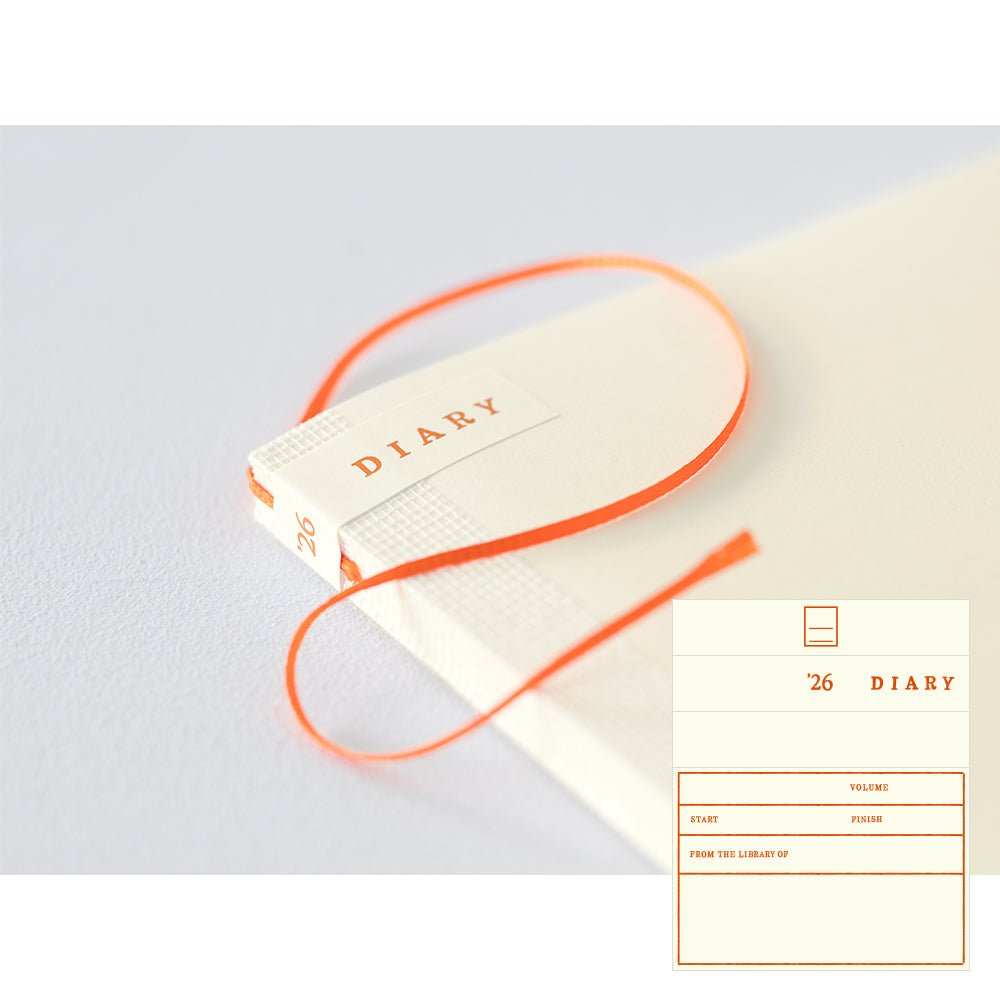 MD Notebook Diary A6 Monthly-Weekly 2026 Planner
