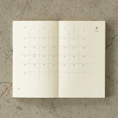 MD Notebook Diary B6 Slim Monthly- Weekly 2026 Planner