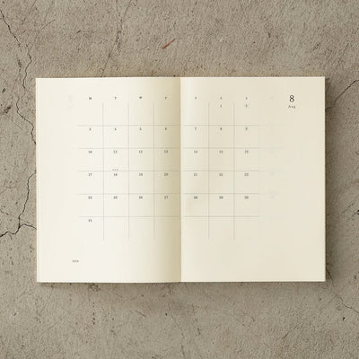 MD Notebook Diary A5 Thin Variant Monthly 2026 Planner