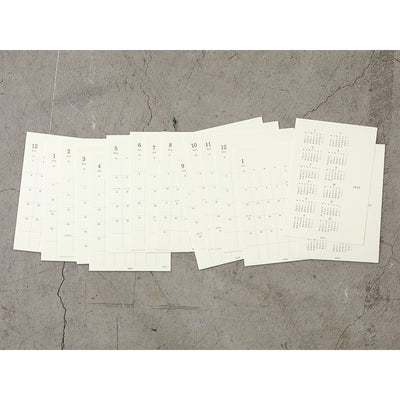 MD Monthly Diary Sticker Sheets Large For 2026