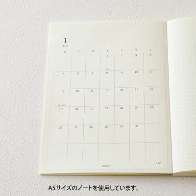 MD Monthly Diary Sticker Sheets Large For 2026