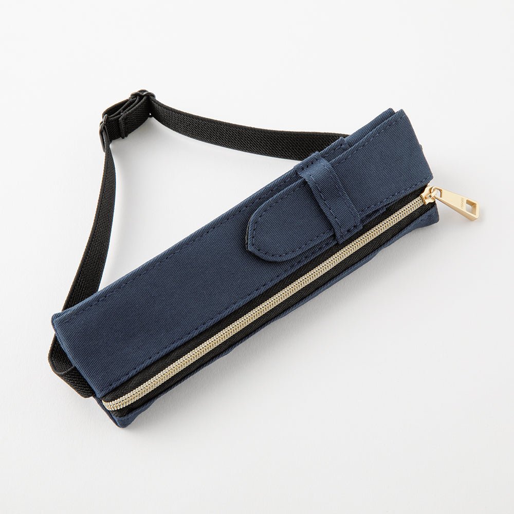 Midori Book Band Pen Case for B6 and A5 Size Notebooks Navy