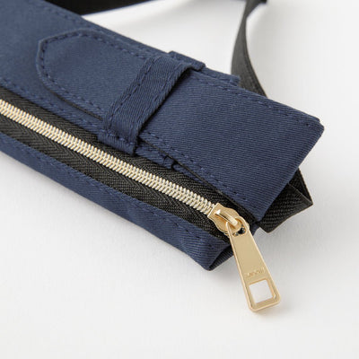 Midori Book Band Pen Case for B6 and A5 Size Notebooks Navy